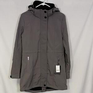 NWT Boulder Gear Volcanic Glass Cascade Long Softshell Winter Jacket Women Sz Sm